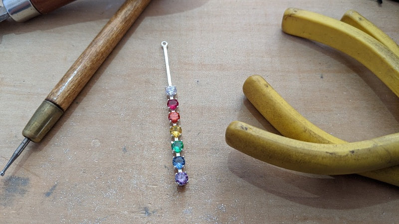 Long Rainbow Pendant